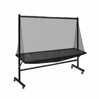 Table Tennis Ball Collection Net with Wheels Table Tennis Collector Net Extra