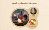 Dimmable rechargeable cat night light