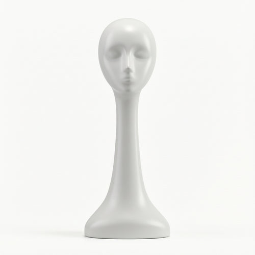 Mannequin Head Long Display Head Well-Proportioned Hairpiece Stand Retail Stores, Hair Salons