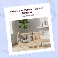 Elevated Cat Bed, Pet Cot, Washable, Calming, Indoor Pad