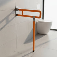 Anti-Slip Grip Handicap Toilet Bar Heavy Duty Wall Mounted Support Handle Waterproof Toilet Safety Space-Saving for Women