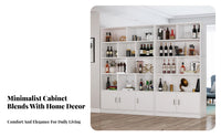 Living Room Divider Shelf Multi-compartment Storage Unit Freestanding Display Cabinet Bookcase Open-concept Shelving Suitable for Adults Bedroom Study Home Organization