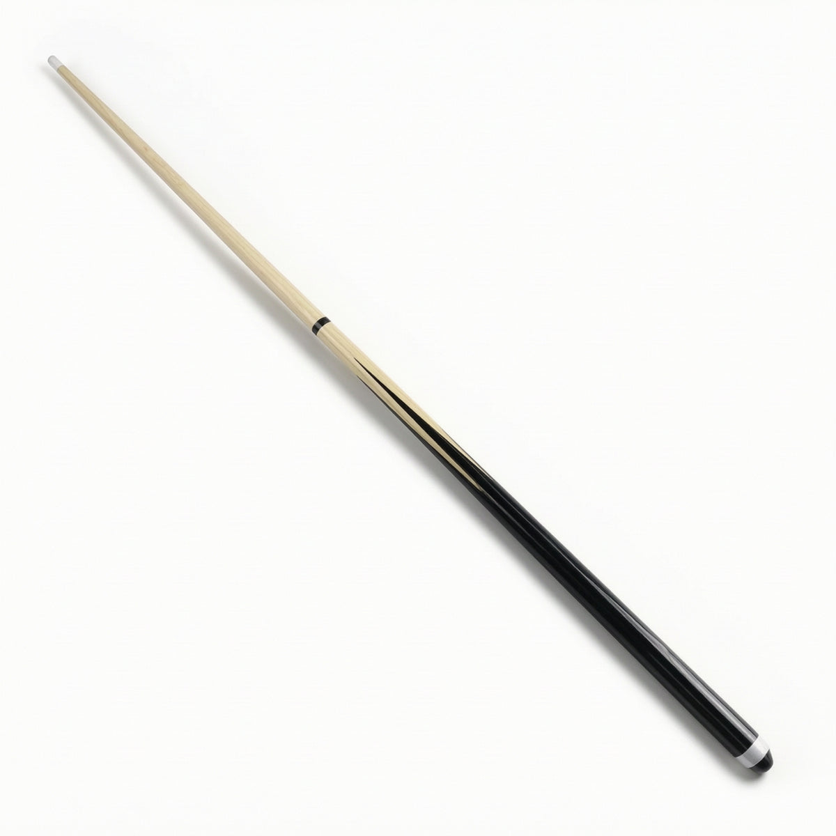 Birch Wooden Pool Cue Straight Two-Piece Billiard Cue Professional Sport Equipment for Beginners, Kids, Home Game Rooms