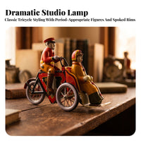 Clockwork Pedal Cycle Cyclist Ornament