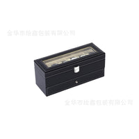 现货批发新品双层带抽屉手表首饰一体收纳展示收藏盒 多功能饰品