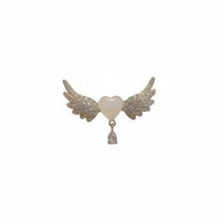 Rhinestone Suit Pin Glittering Quartz Stone Crystal Brooch Pin Fashionable