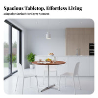 Round Pedestal Table fluted Base Indoor Furniture Nordic designSaving for duos