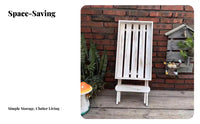 Foldable Plant Stool Folding Design Display Stand sturdy Wood for Living Room