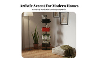 Colorful stackable Shelving Unit Creative aesthetic Display Shelf Multifunctional