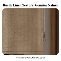 Folding Roman Blind Wabi-Sabi design Roman Shade Natural Aesthetic for Restaurant