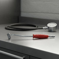 Tire Inflator Rod Ergonomic Ergonomic Handle Connect Tire Inflator Nozzle Aluminum Alloy Construction Automotive Tool for Garage