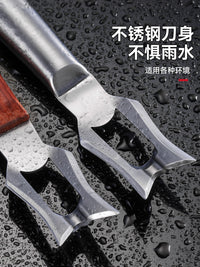 新款不锈钢菠萝去眼神器多功能凤梨草莓水果削皮家用取果器工具刀
