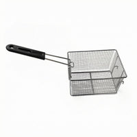 Stainless Steel Fryer Basket Electroplated Finish Kitchen Rapid Oil Drain for Draining Fried Food