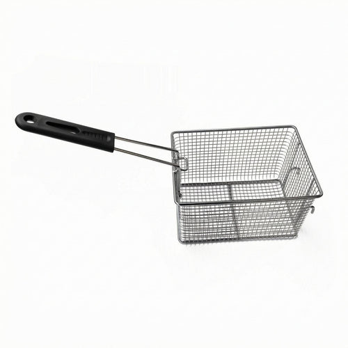 Stainless Steel Fryer Basket Electroplated Finish Kitchen Rapid Oil Drain for Draining Fried Food