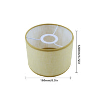 Woven Drum Lampshade Decorative Cylindrical Lamp Shade Easy to Install