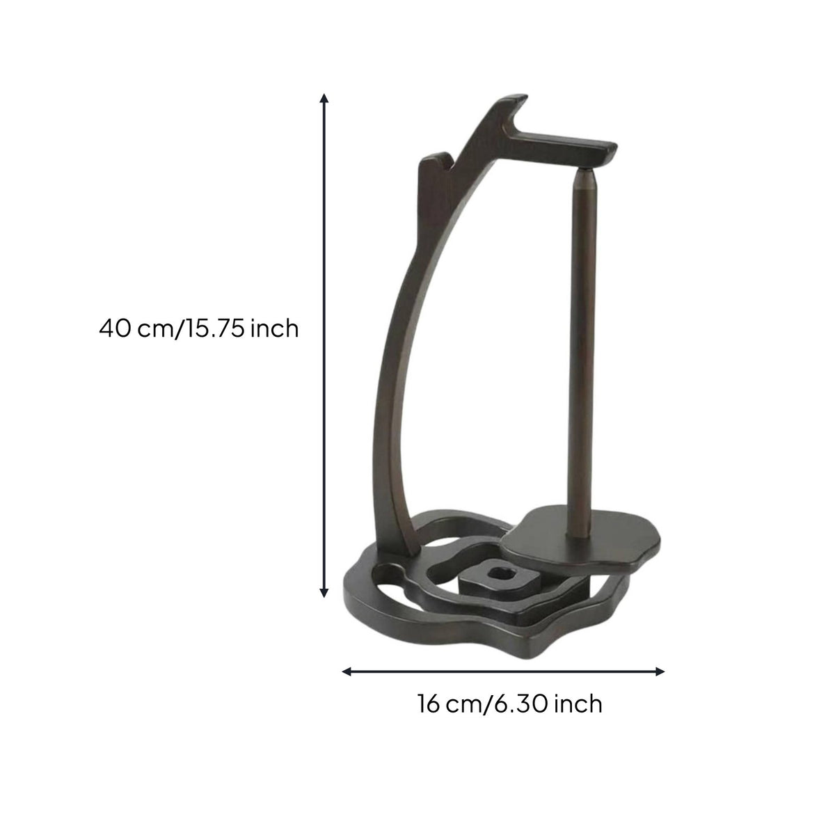 Wooden Spool Holder Easy Assembly Knitting Accessory for Crocheters