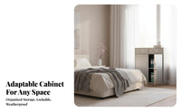 Lowoutsideline Steel Cabinet Lockable Metal Lockertype Cabinet Rustproof Long-Lasting for Office Workers, Bedroom, Garage