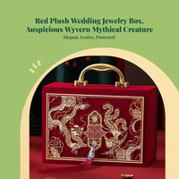 Gold wedding keepsake box