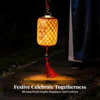 Mid-Autumn Event Bamboo Lantern, Oil Paper, DIY Handmade Kit, New 2025, Traditional Warm Ambience