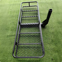 put up Mount Cargo Carrier Raised Side Rails put up Cargo Rack tube Frame Rear Luggage Rack Basket