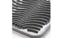 Heat Resistant Sloped Draining Tray Easy to Clean Silicone Dish Drying Mat Multi-Purpose Kitchen Counter Draining Pad for Bar