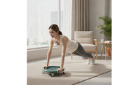 Wheeled Sliding Disc with Wheels Textured Core Training Slider Compact Abdominal Exercise Slider Disc Portable for Indoor Workouts