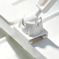 Air Vent Deflector Air Conditioner Baffle Anti Direct Blow Accessory Long Lasting White Plastic Construction Suitable for Office Bedroom Living Room