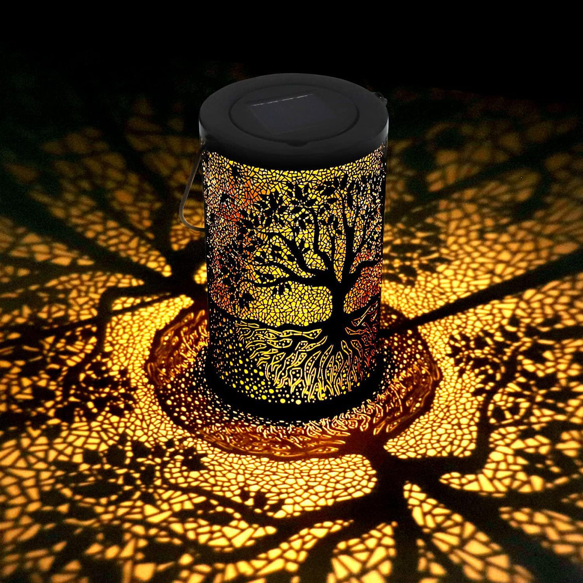 Solar Garden Light Vintage Iron Animal Shape LED Outdoor Decorative Lamp