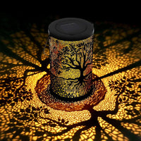 Solar Garden Light Vintage Iron Animal Shape LED Outdoor Decorative Lamp