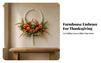 Authentic Fall Wreath with Tassel