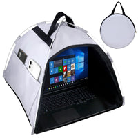 Portable Sunshade Beach Laptop Bag for Outdoor Work, Anti-Glare Computer Cover