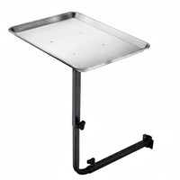 Adjustable Salon Tool Tray Rotating Hairdresser Tray Aluminum for Barbers, Barbershop
