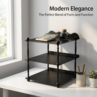 3 Tier Desktop Organiser, Metal Mesh Office Desk File Holder for A4 Paper Documents, Magazine for Home Professionals