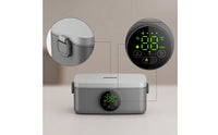 Cordless Electric Lunch Box Portable Rechargeable Lunch Box USB Charging Food Heater Compact for Commuters, Students