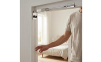 Zinc Alloy Automatic Sliding Door Closer Metal Arm Sliding Door Closer Compact Closing Device for Indoor