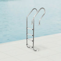 Pool Stairs Drill 5-Step Pool Ladder Heavy Duty for Homeowners