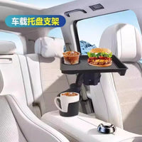 Plastic Car Cup Holder Expander with Tray, for Armrest Storage