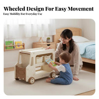 Multi-Tier Trolley With casters Household Storage Space Saving for Children