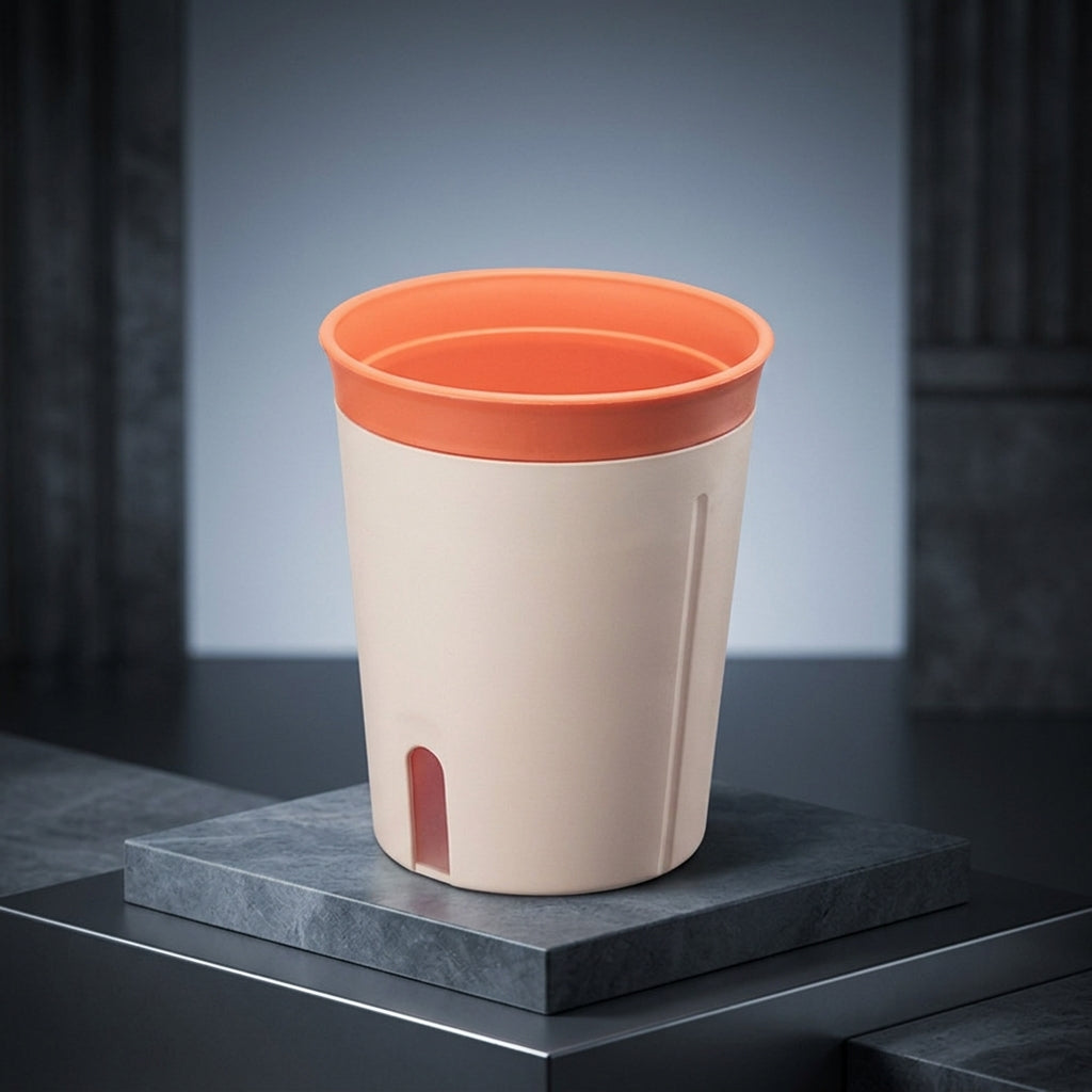 Plant Pots for House Plants and Indoor Plants, Self Watering Indoor Plant Pot with Visible Water, Nordic Style Flower Pots, Anti-Fall Design