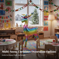 Christmas Tree Balloon Reusable 3D Foil Balloon Tree Star Topper for Home Decor
