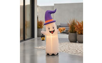 Outdoor Halloween Inflatable Ghost Standing Ghost Decoration with Lantern Bright Huge for Party Displays