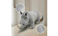 Rhino Stuffed Toy Soft Stuffed Rhinoceros Stuffed Rhino Cute Rhinoceros Toy Cuddly for Children, Bedtime, Nursery