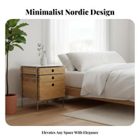 Modernist Design Multi-Drawer Cabinet on Metal Legs Large Capacity Chest of Drawers Modern Design Storage Furniture Sturdy and long-lasting for Apartment Dwellers, homeowners, Students, Bedroom, Living Room, Entryway, Office