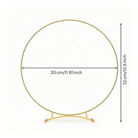 Tabletop Hoop Stand Slim Centerpiece Riser Minimalist for Receptions, Parties