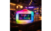 LED Sign Board Illuminated Customizable LED Sign Freestanding Digital Display Board for Businesses, Event Planners, Storefront, Taverns, Parties