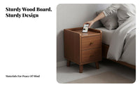 Narrow Bedside Cabinet Modern Design Nightstand adaptable for Bedroom, Dorm Room