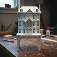 1:12 Scale Display Cabinet Opening Doors and Drawers for Collectors, Hobbyists