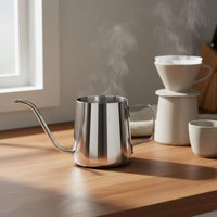 Gooseneck Kettle Precise Flow Control Hand Manual-Brew Coffee Pot Dispense Over Coffee Kettle Anti-Rust Kitchenware Space-Saving