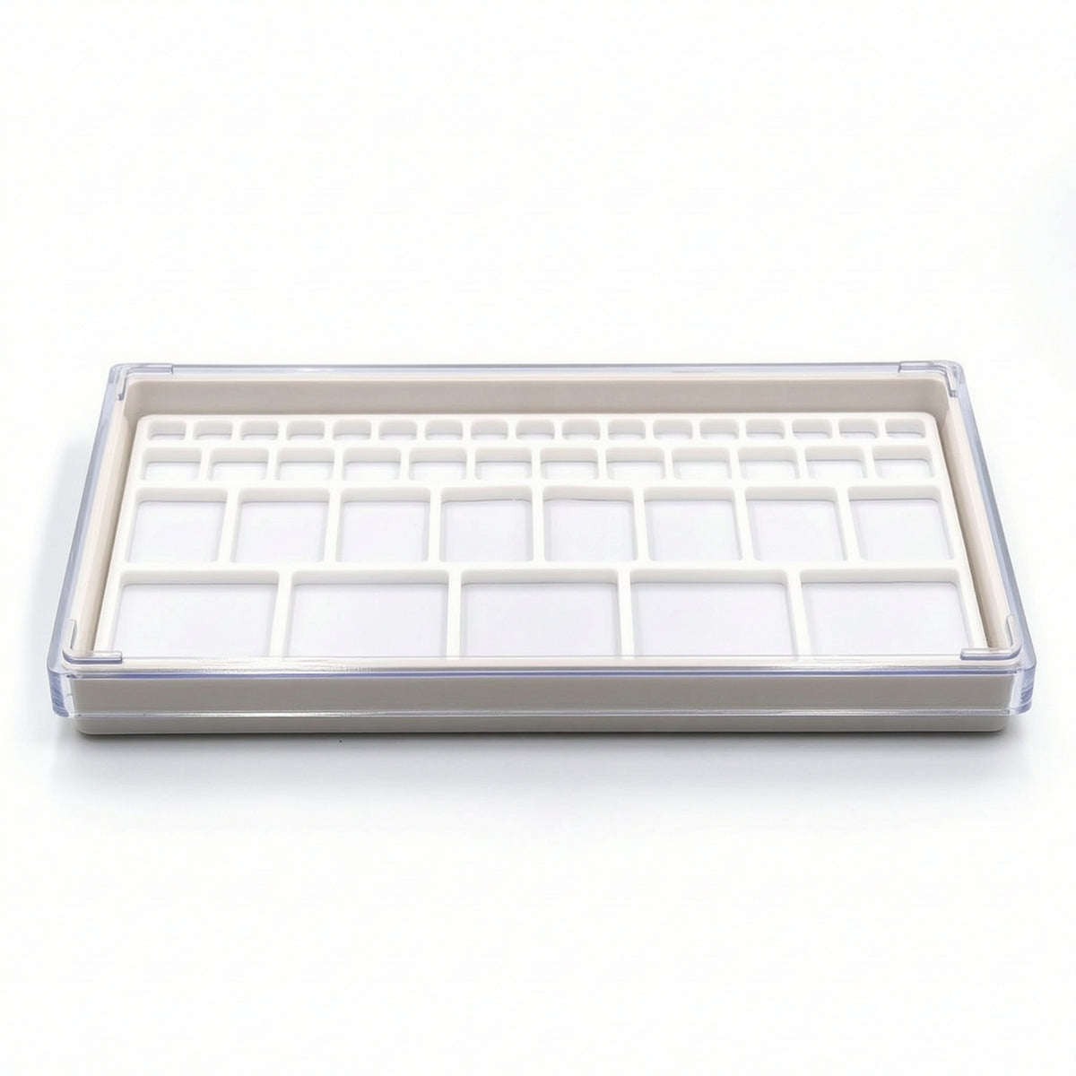 Watch Parts Tray with Cover Dustproof Watch Parts Container with Cover