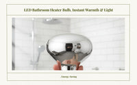 LED heat lamp, explosion-resistant E27